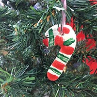 holiday candycane decoration